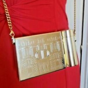 Dior Minaudiere lipstick bag gold minibag